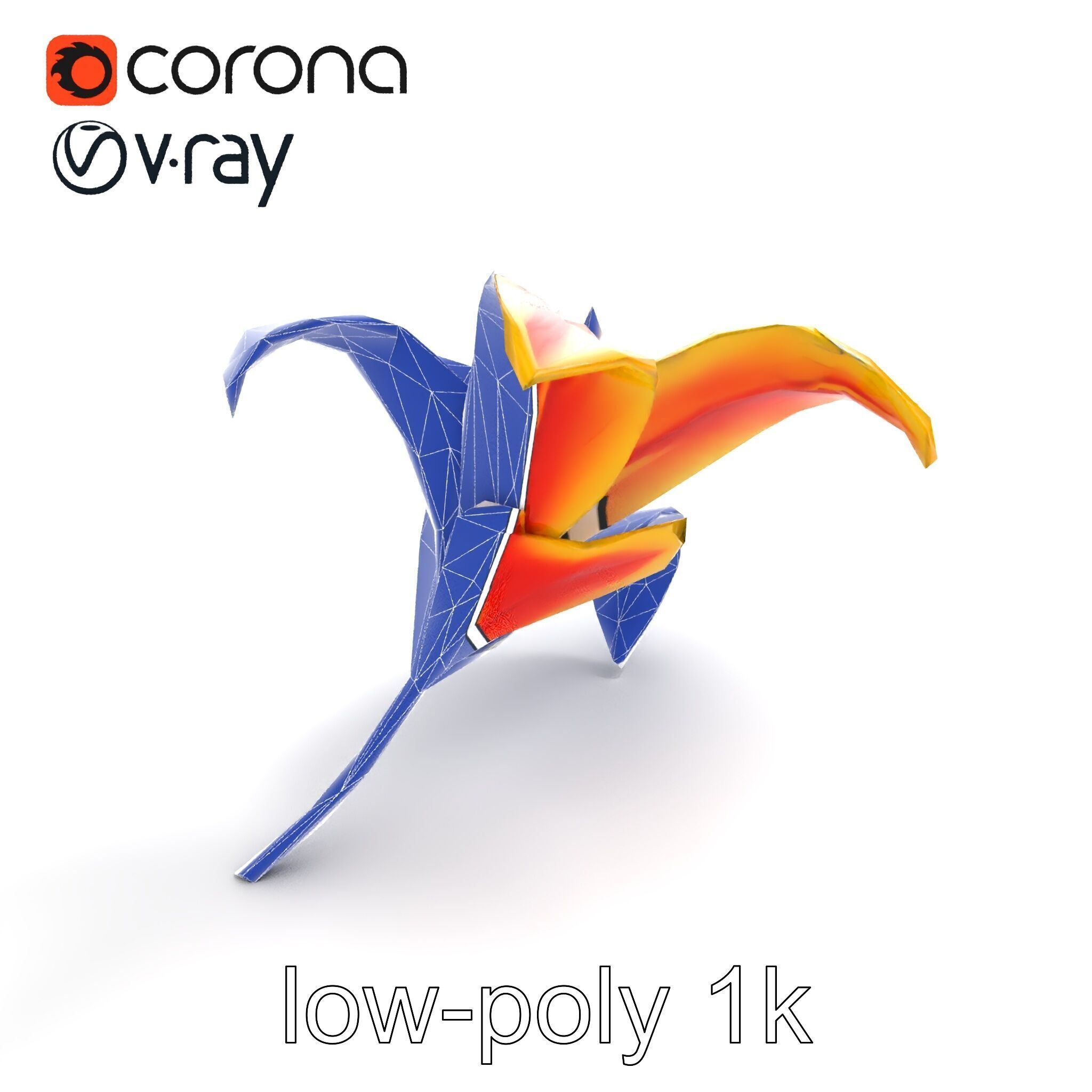 Asiatic Lily Flower Realistic Design model pack Low-poly 3D model_12