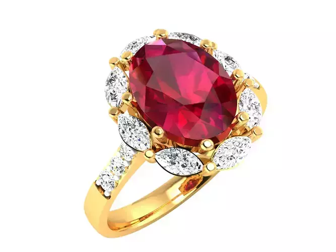 Women Ring  Render 3dm STL OBJ FBX Details