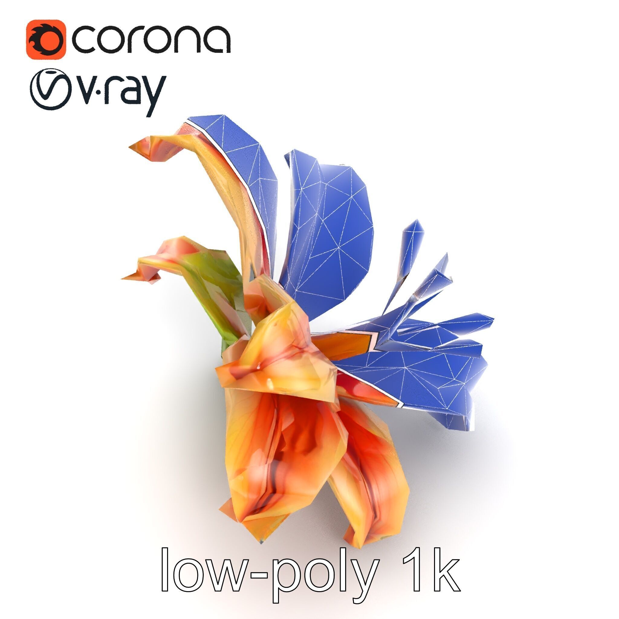 Lily Flower with Detailed Petals Model Pack Low-poly 3D model_27