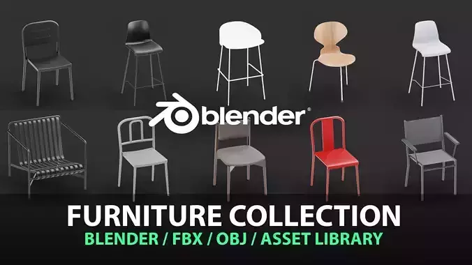 Chair Model Collection Vol 37