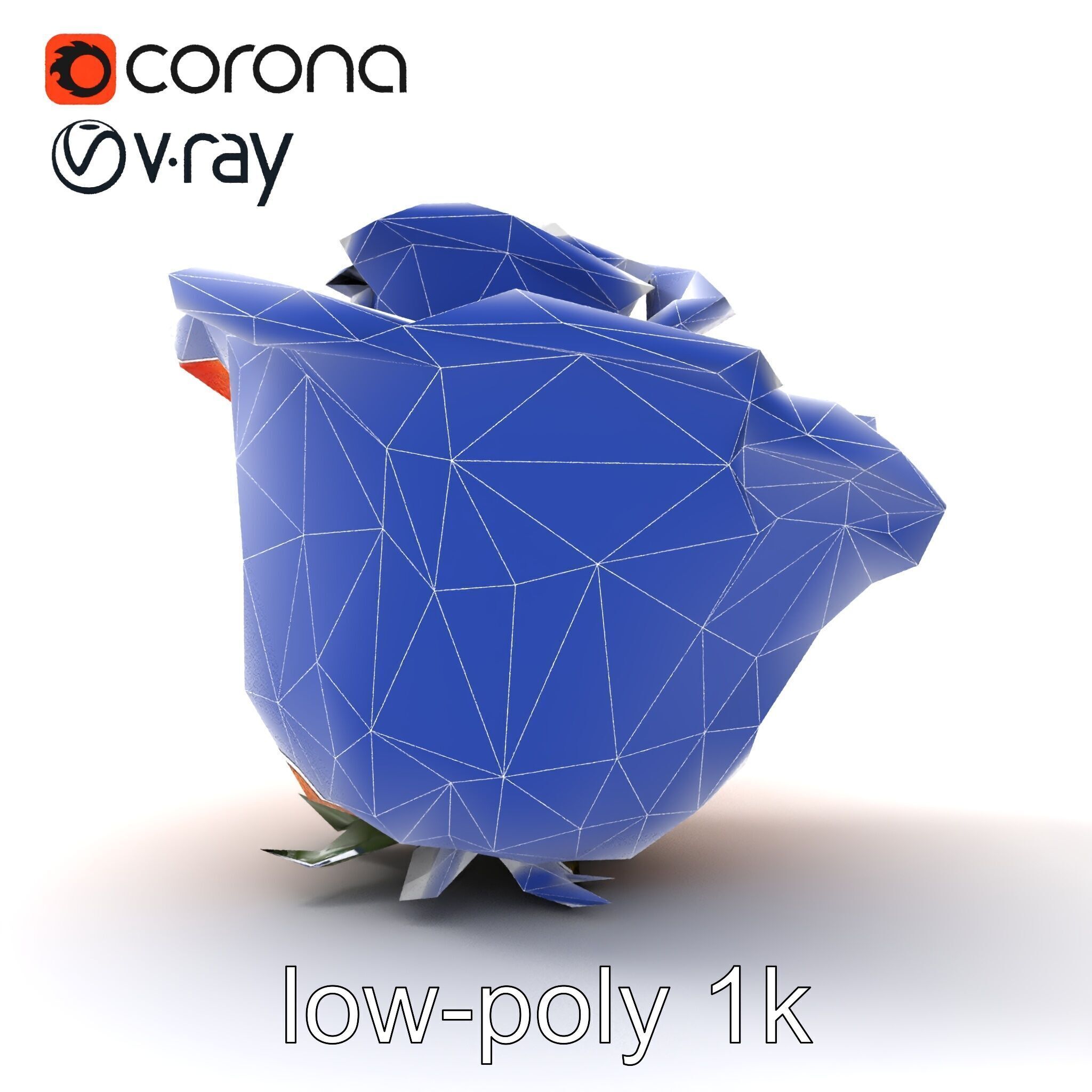 Rose Variety Beauty Blossoms model pack Low-poly 3D model_25