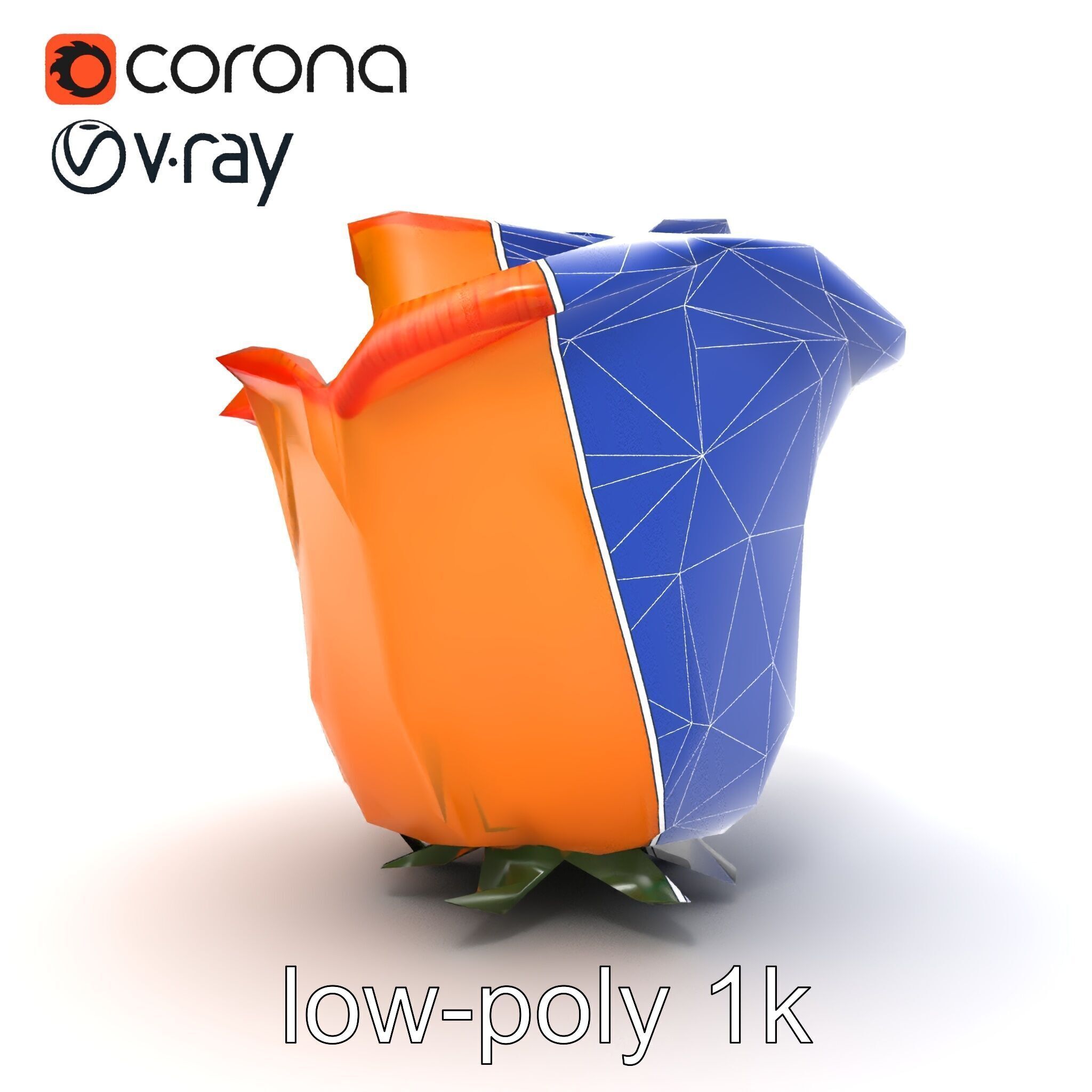 Rose Variety Beauty Blossoms model pack Low-poly 3D model_18