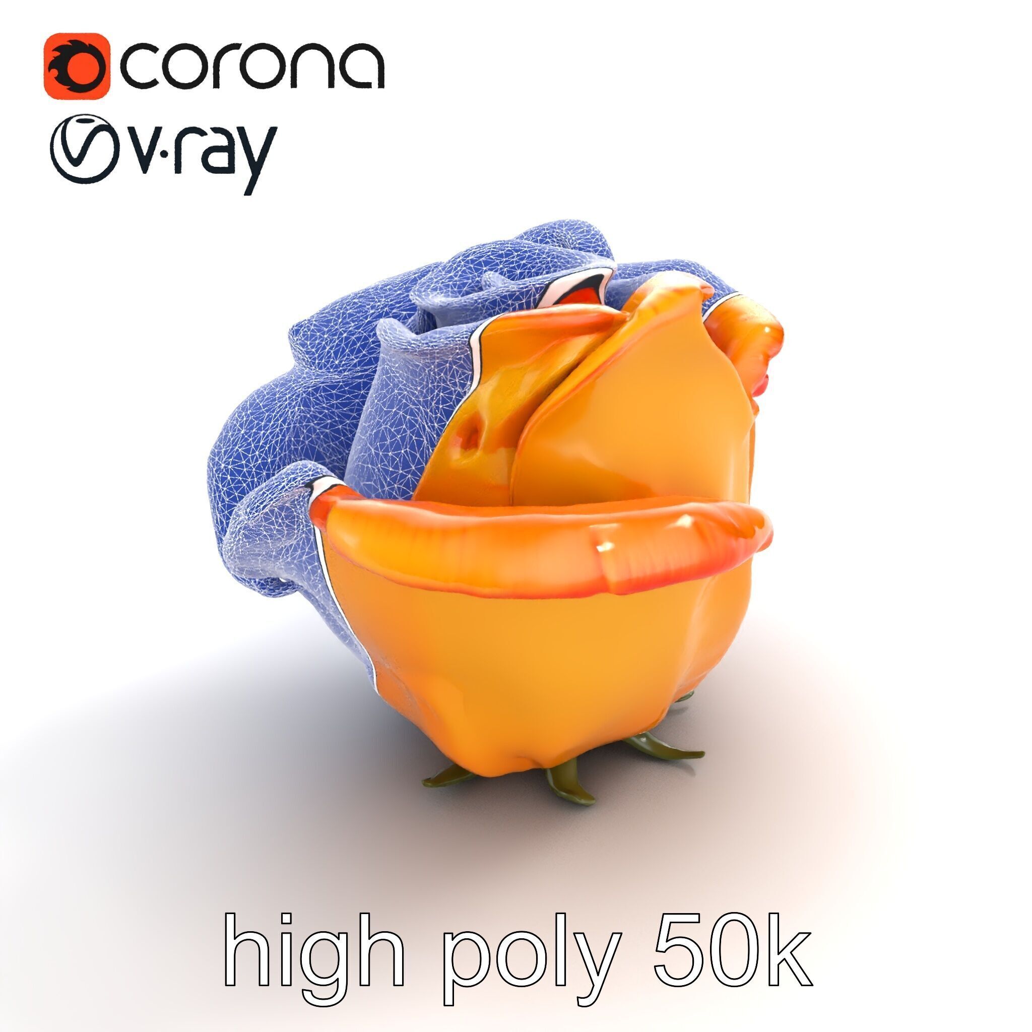 Rose Variety Beauty Blossoms model pack Low-poly 3D model_10