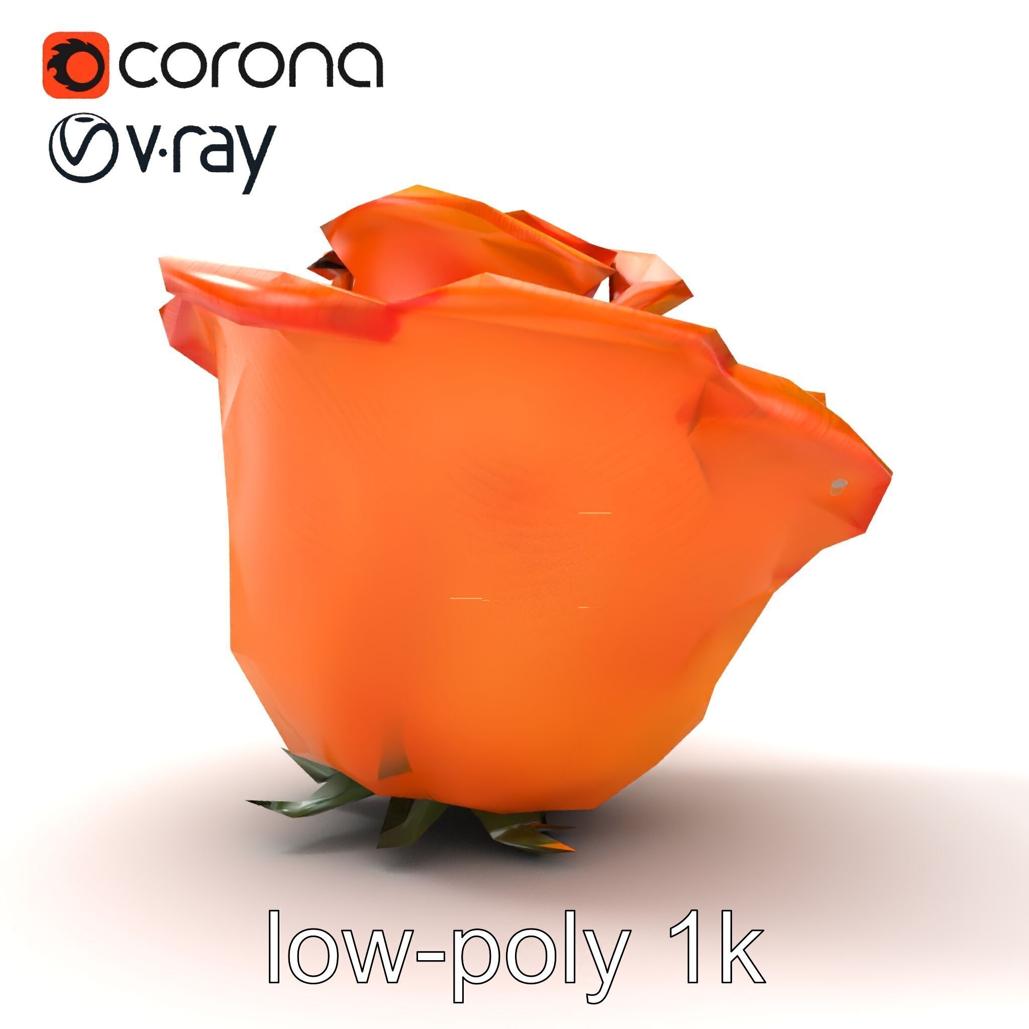 Rose Variety Beauty Blossoms model pack Low-poly 3D model_16