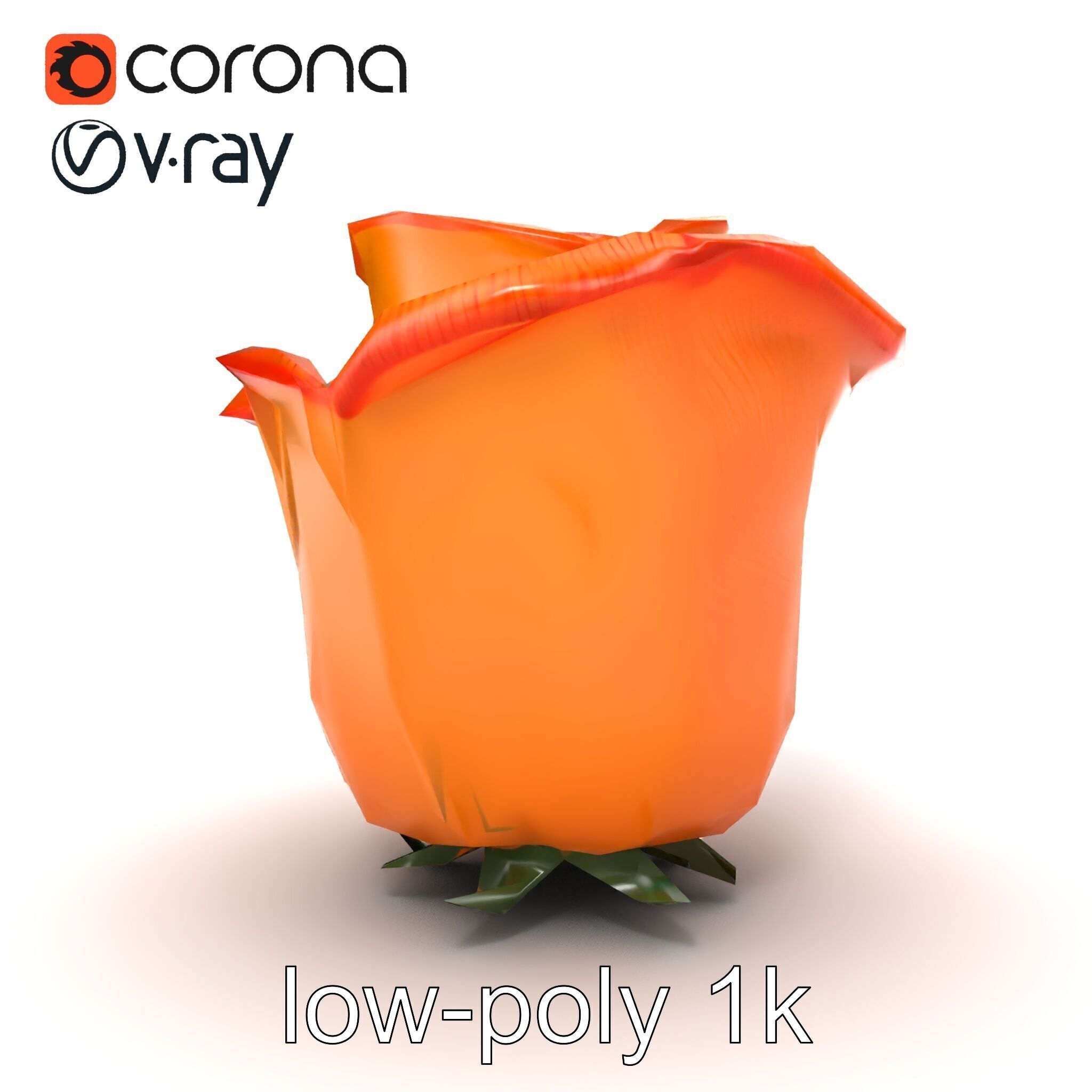 Rose Variety Beauty Blossoms model pack Low-poly 3D model_23