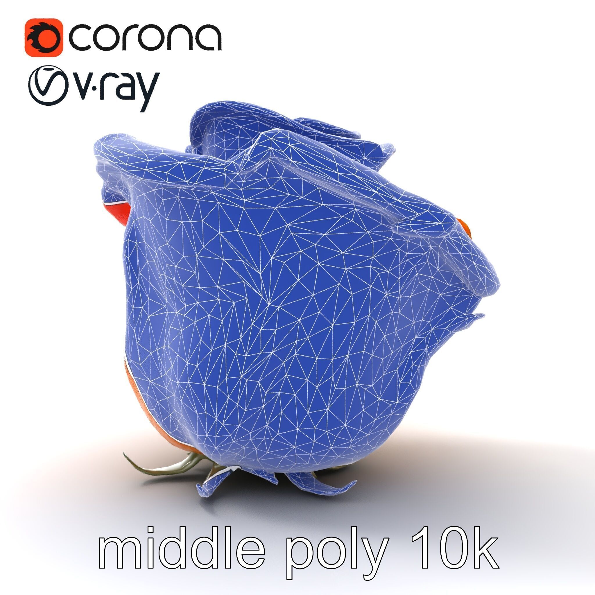 Rose Variety Beauty Blossoms model pack Low-poly 3D model_17