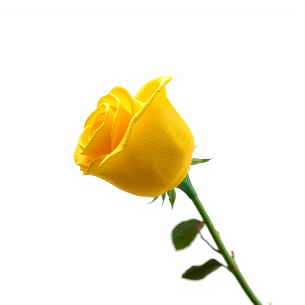 Rosa Foetida Yellow Rose Detailed Model Pack Low-poly 3D model_3