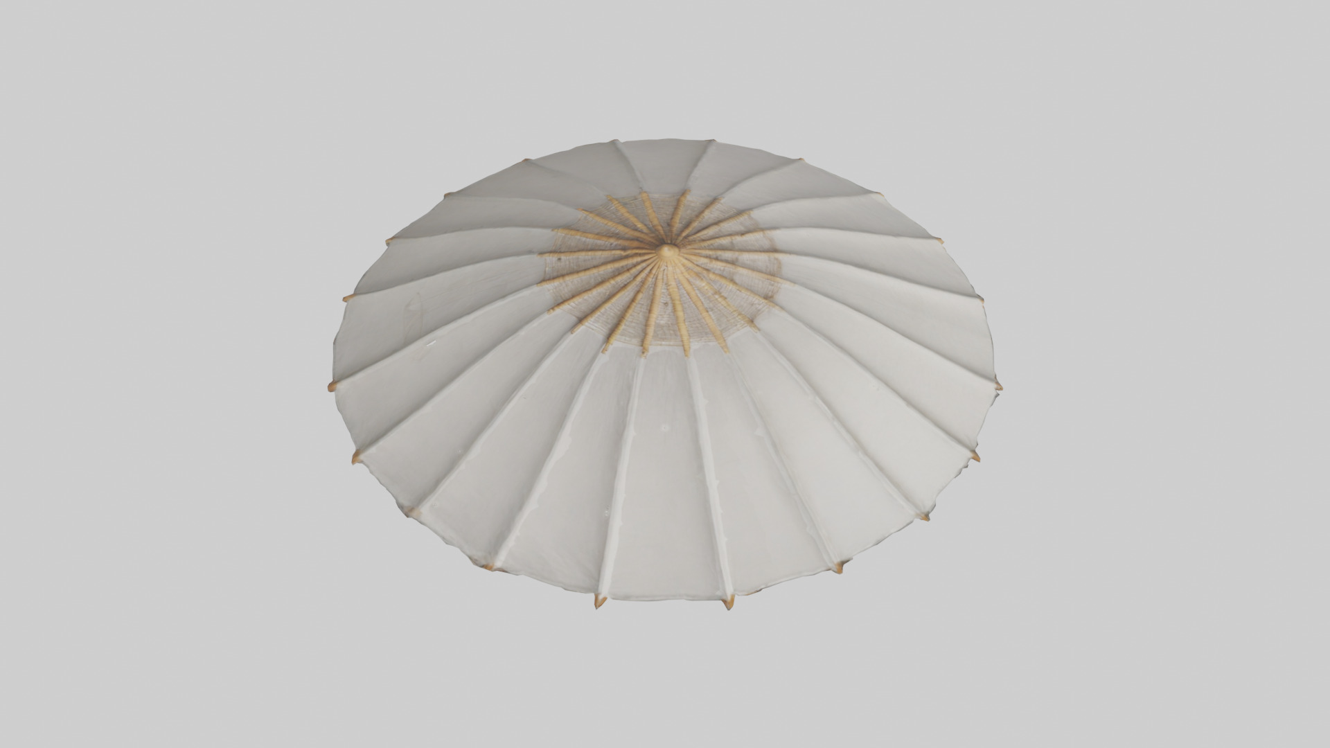 Parasol model Low-poly 3D model_18