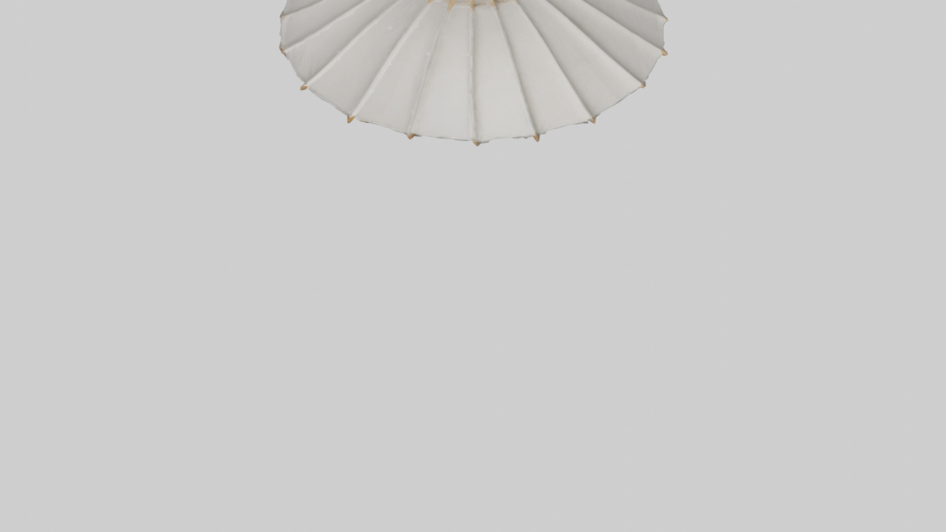 Parasol model Low-poly 3D model_6