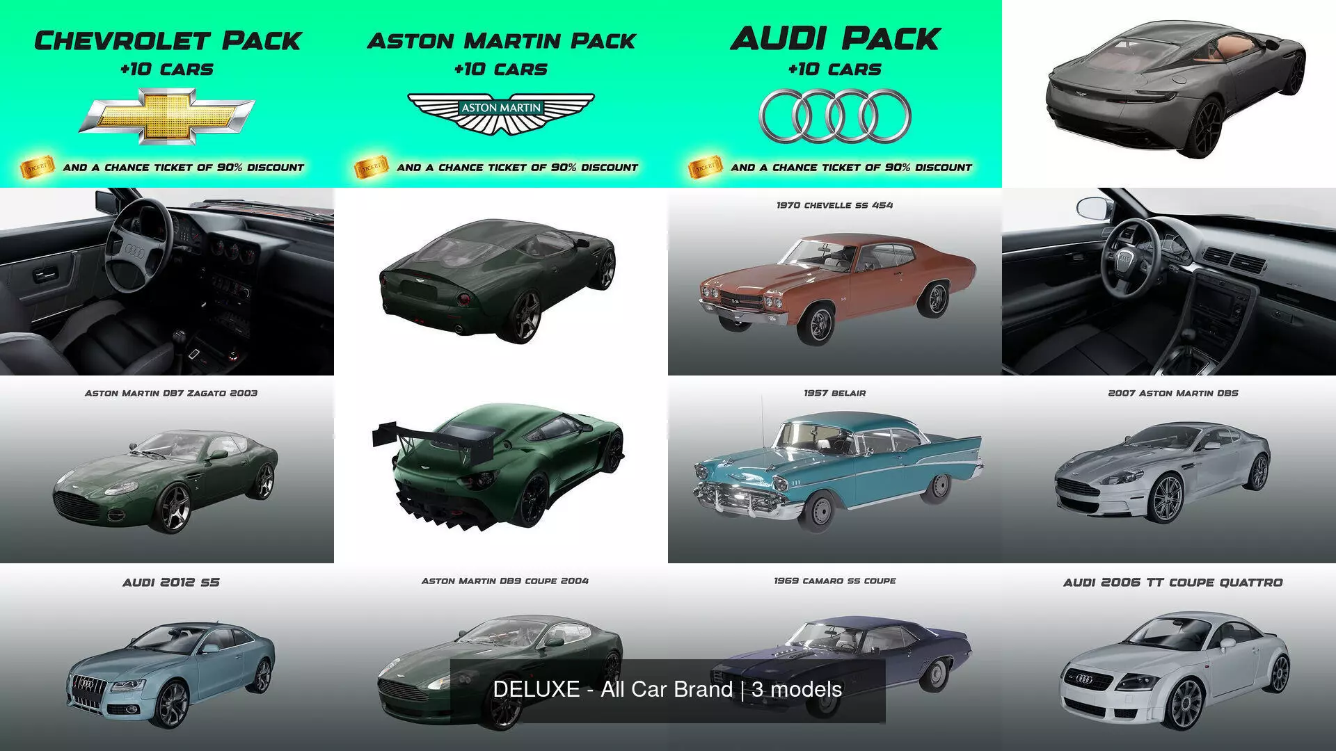 DELUXE - All Car Brand 3D Model Collection_1