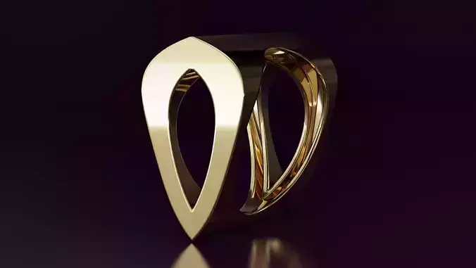 free form square ring N02 
