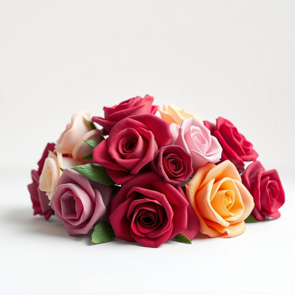 Realistic Rose Collection model pack Low-poly 3D model_4