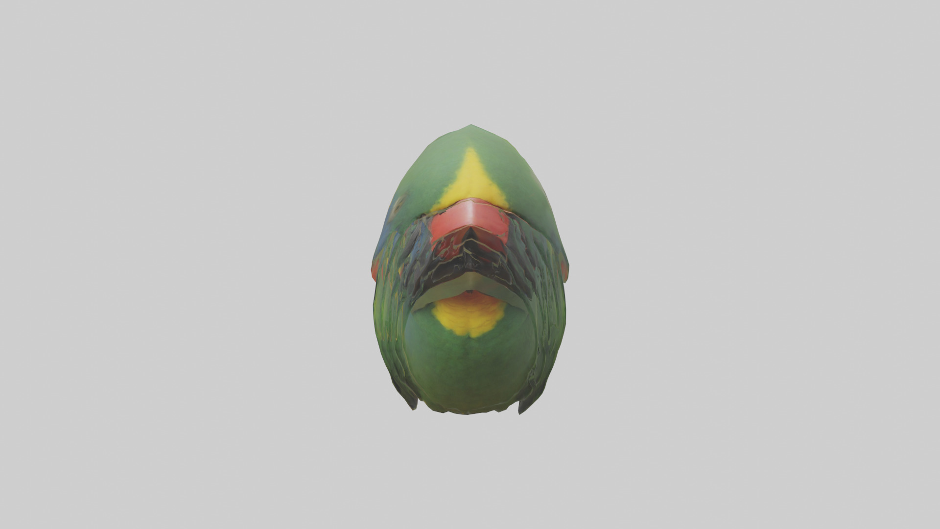 Parrot Beak Model Low-poly 3D model_9