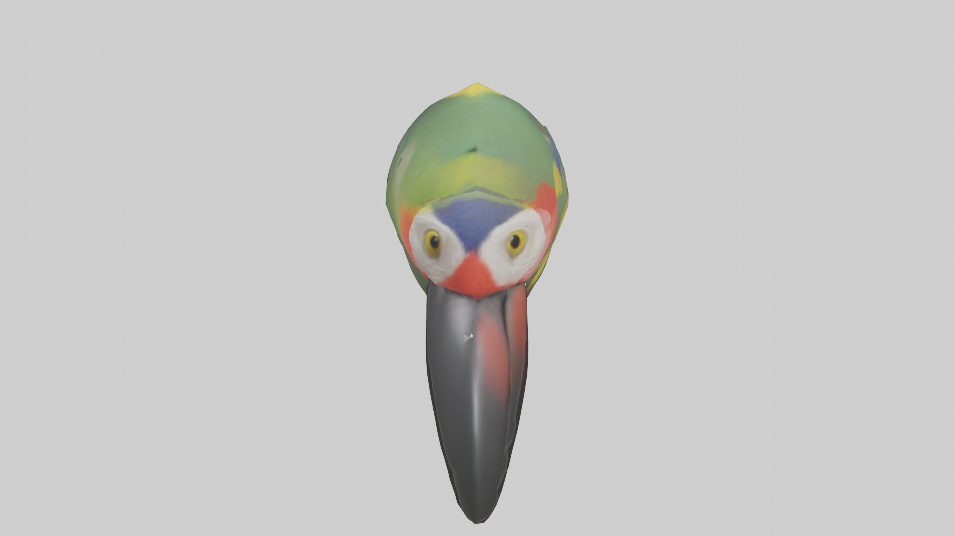 Parrot Beak Model Low-poly 3D model_15