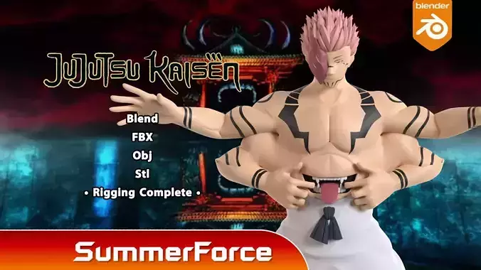 Sukuna True Form - Jujutsu Kaisen 3D model