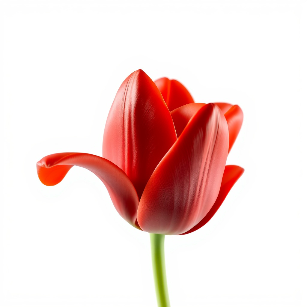 Red Tulip Realistic Flower Model Pack Low-poly 3D model_4