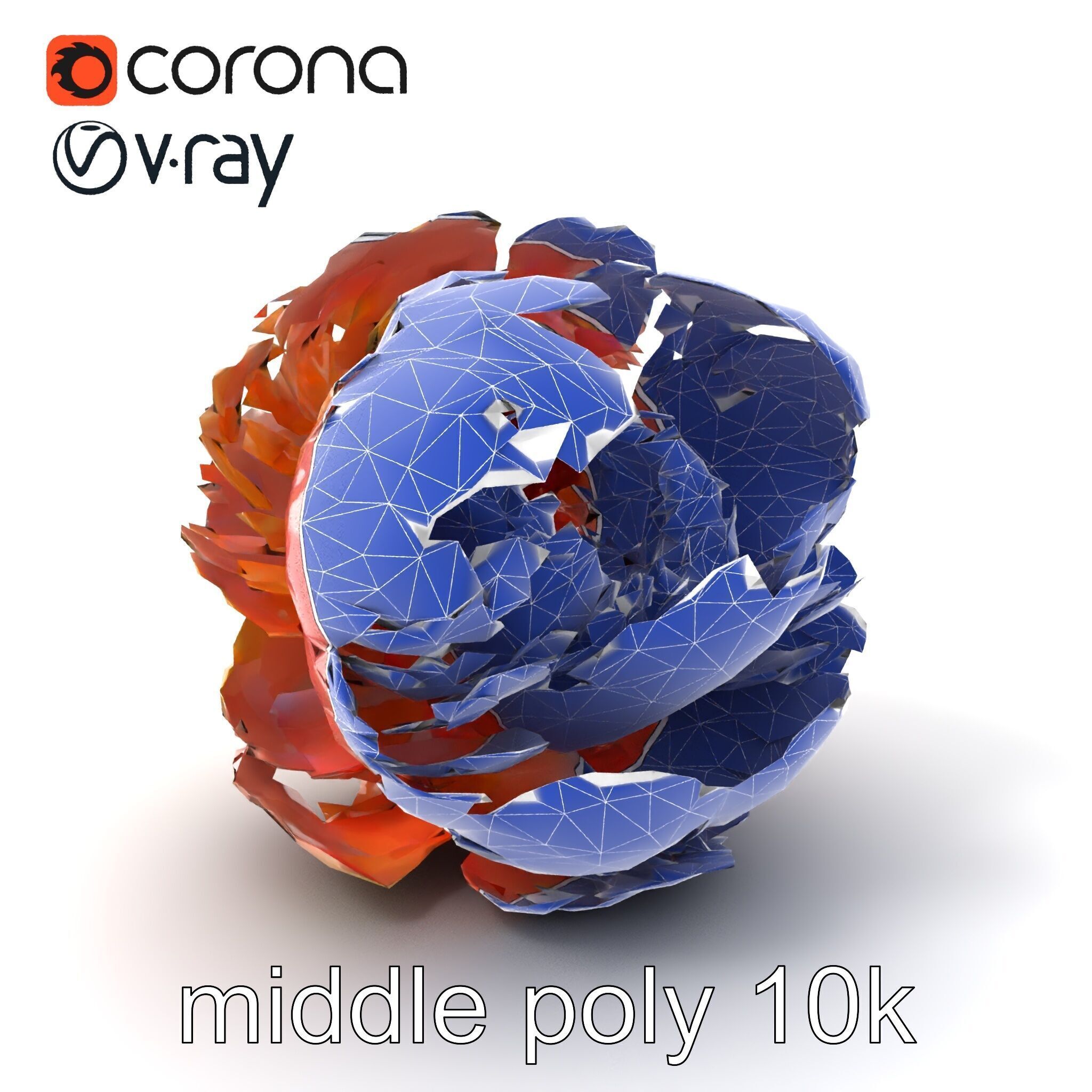 Peony Flower Detailed Realistic Bloom model pack Low-poly 3D model_5