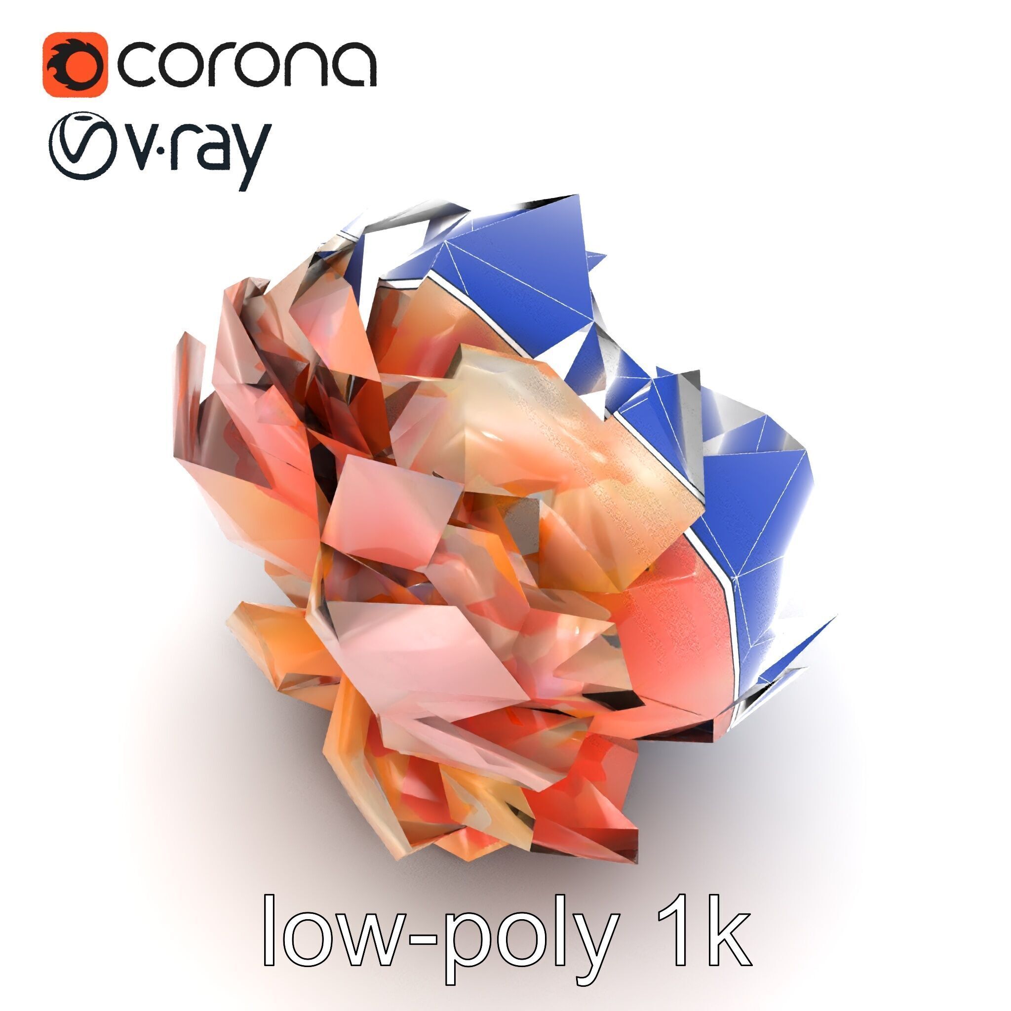 Peony Flower Detailed Realistic Bloom model pack Low-poly 3D model_14