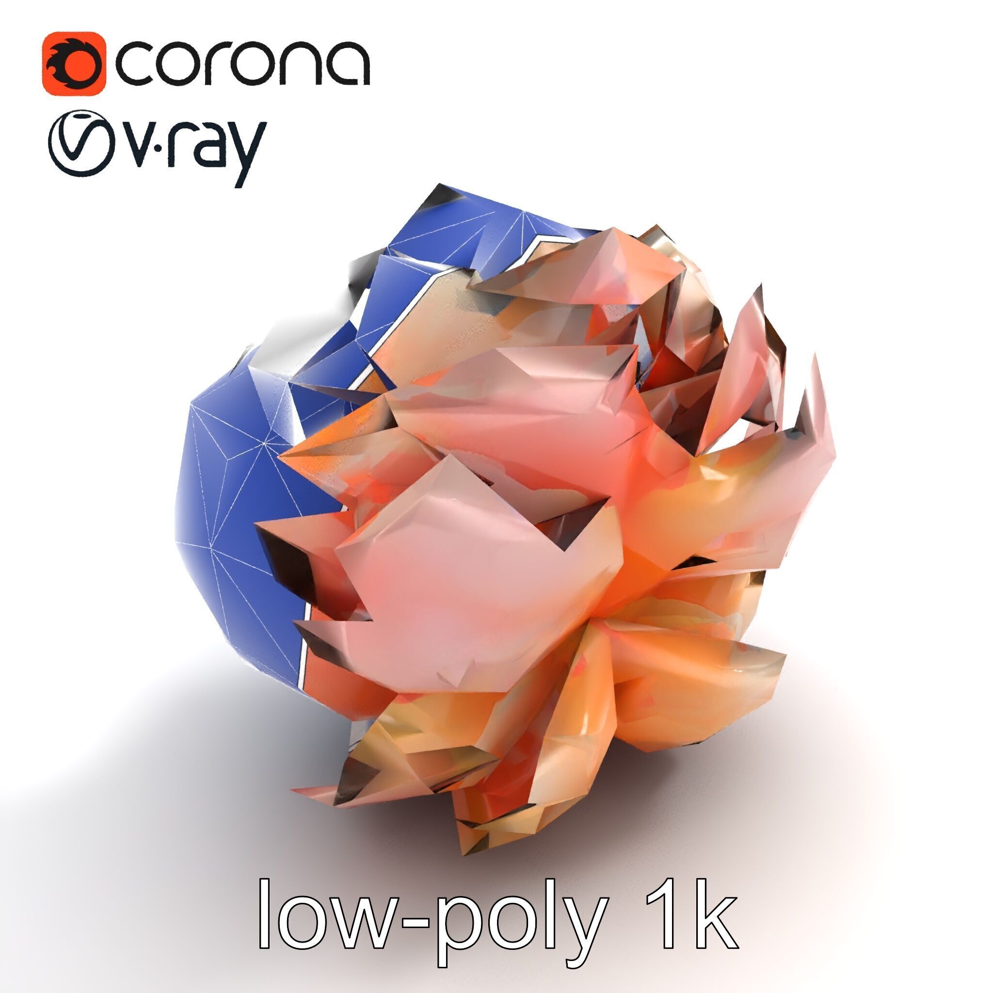 Peony Flower Detailed Realistic Bloom model pack Low-poly 3D model_10