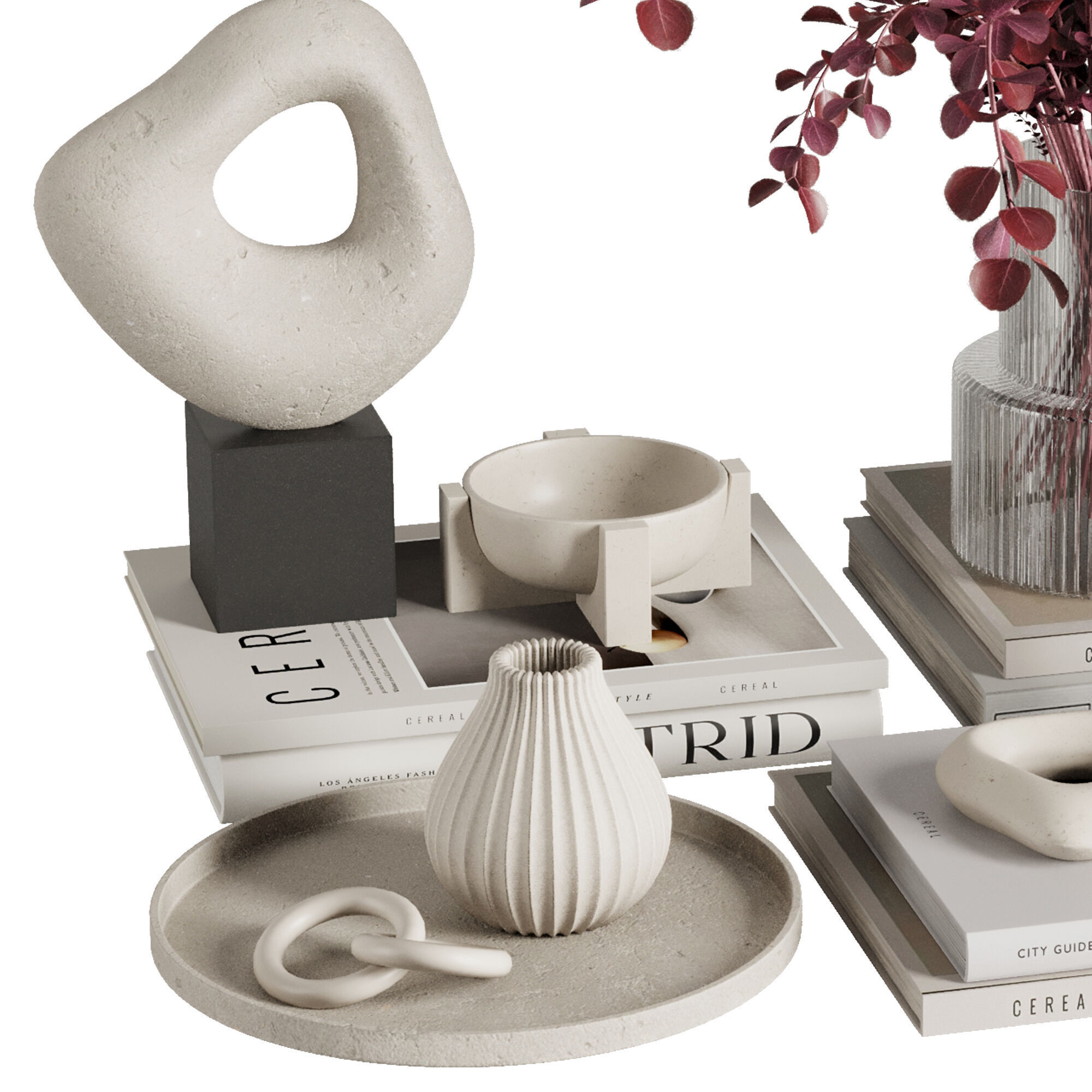 Decorative Set52 3D model_2