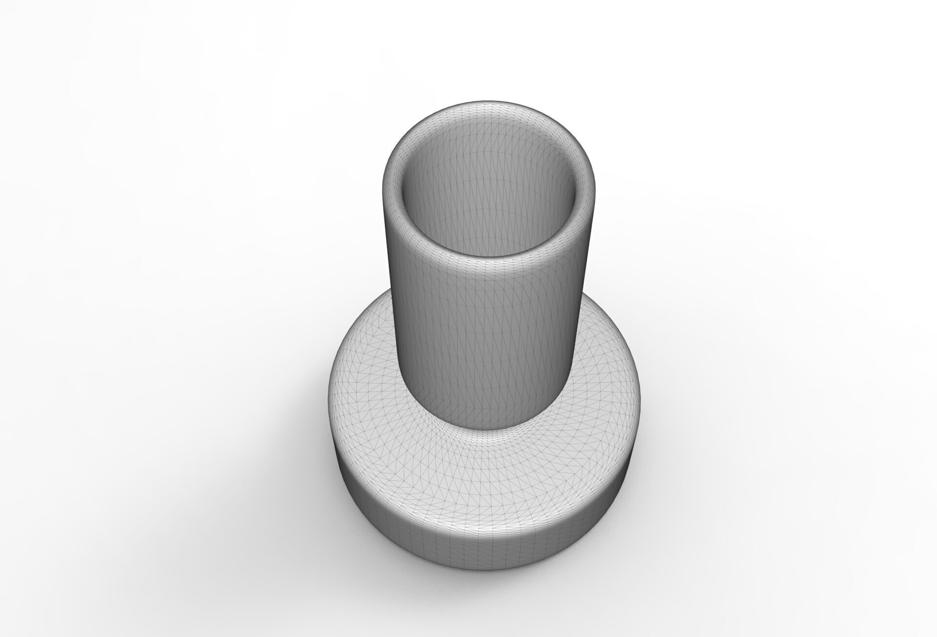 Susa Vase Low-poly 3D model_6