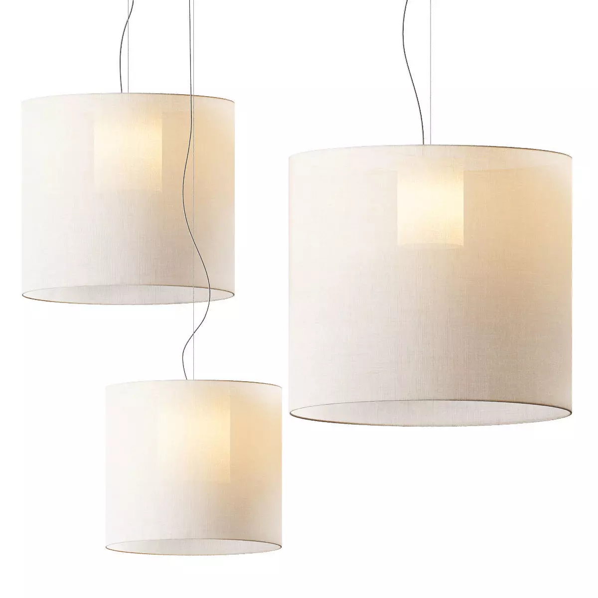 Moare Suspension Light 3D model_0