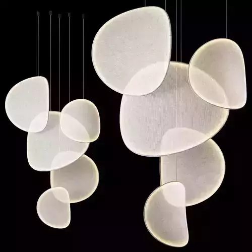 IIII 09 LED fabric pendant lamp