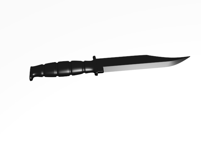 Sharp Knife  3D model_1