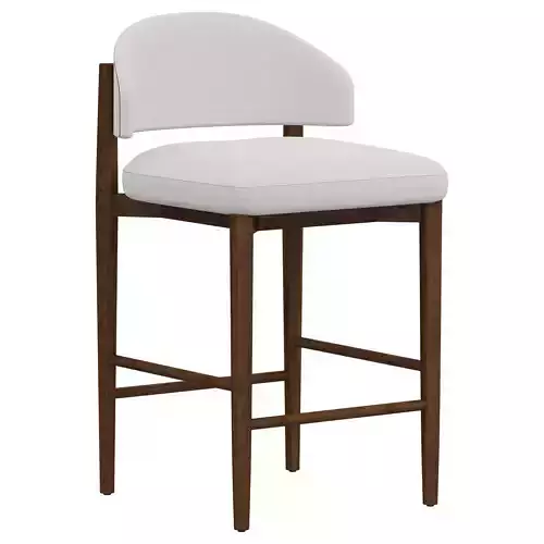 Restoration Hardware Eva Fabric Bar Stool