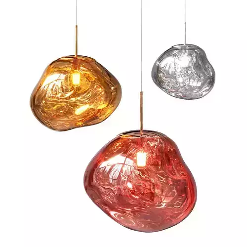 Moderne lava hanglamp 3D model