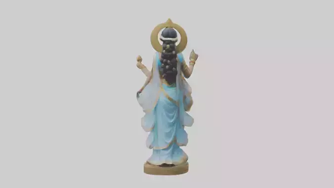 Parvati statue model
