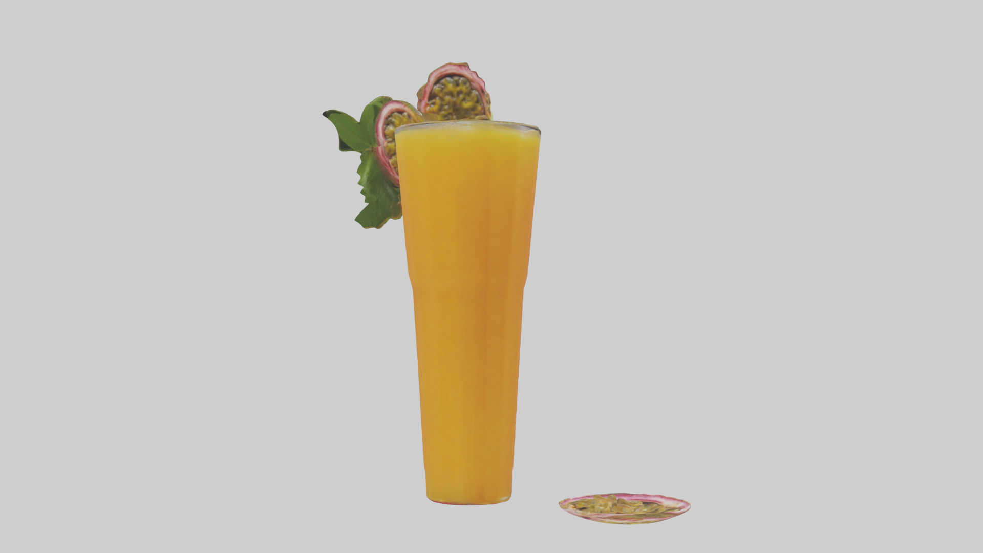 Passion fruit juice model Low-poly 3D model_13