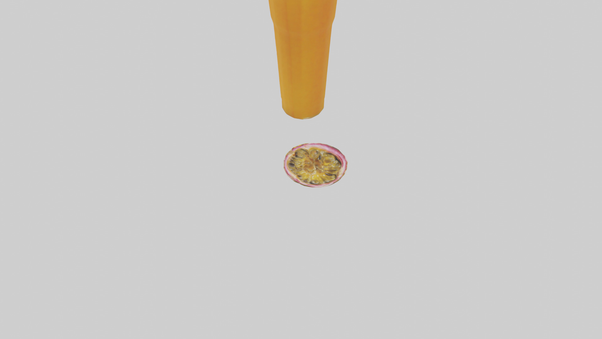 Passion fruit juice model Low-poly 3D model_6