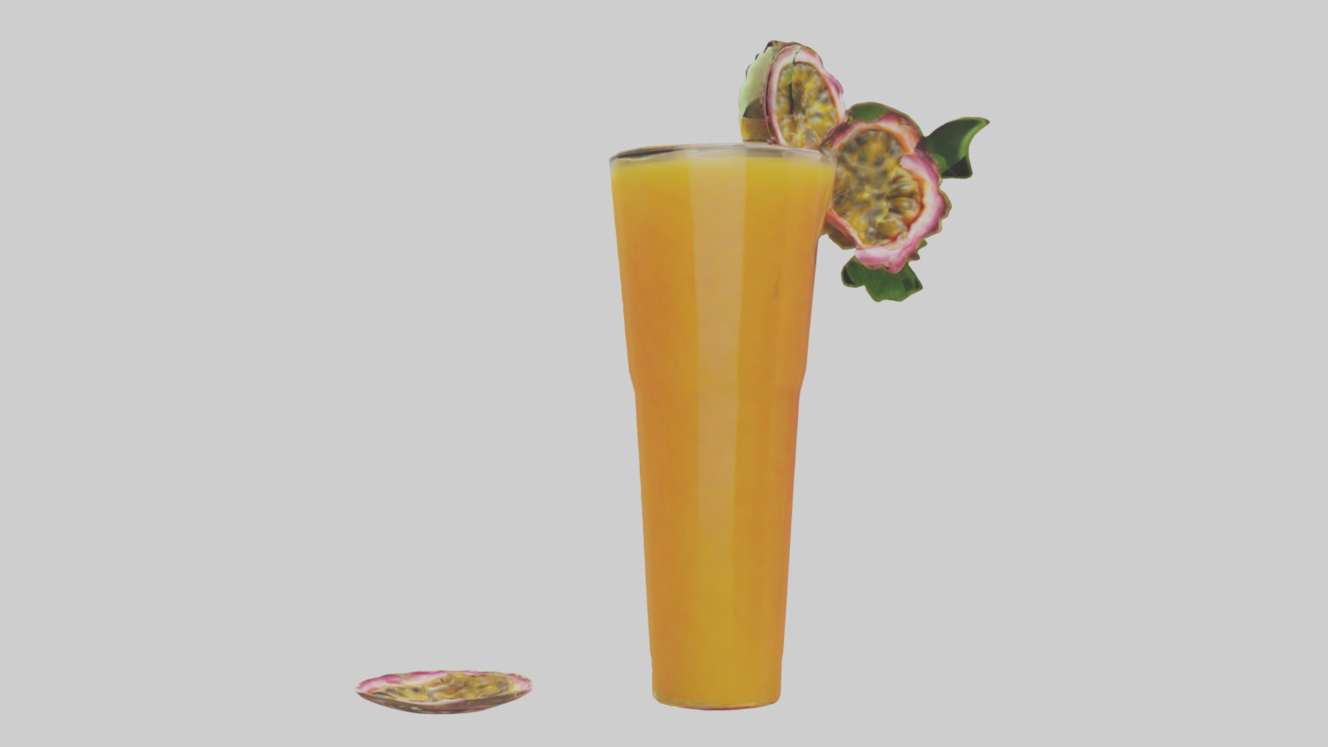 Passion fruit juice model Low-poly 3D model_10