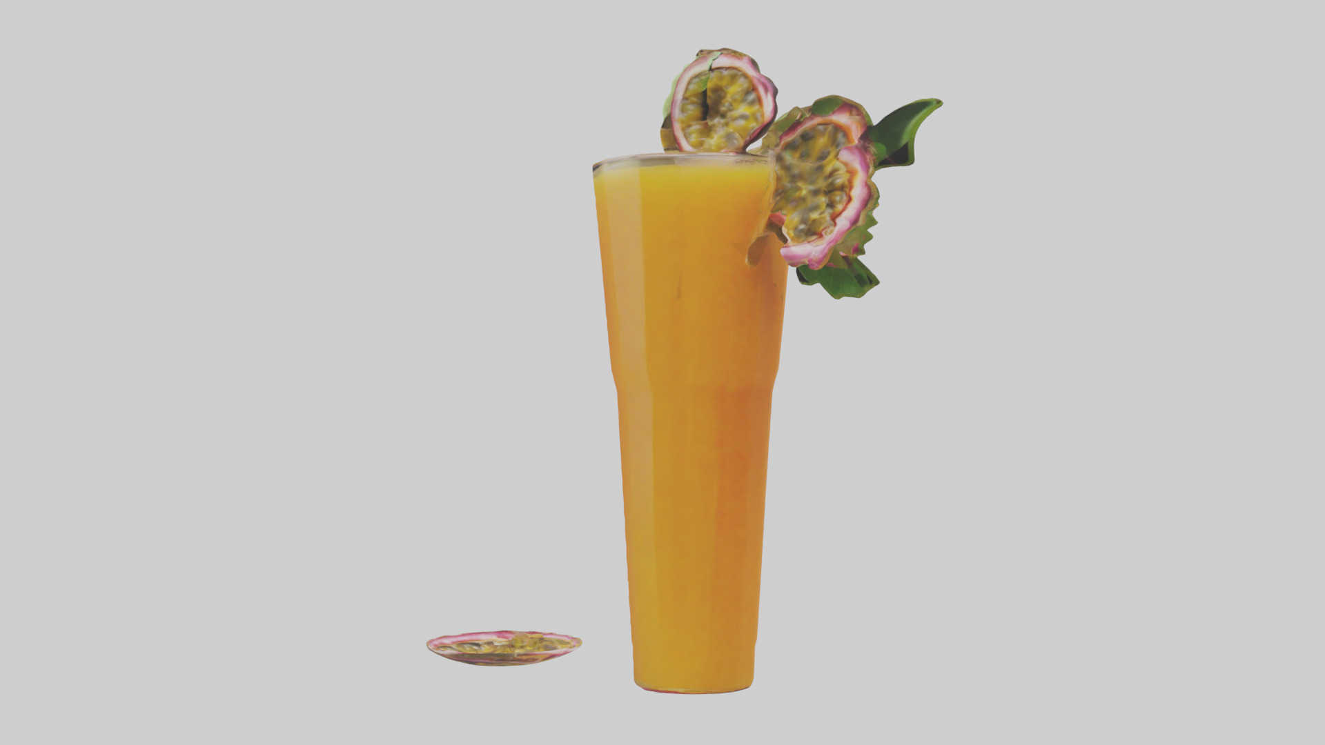 Passion fruit juice model Low-poly 3D model_12