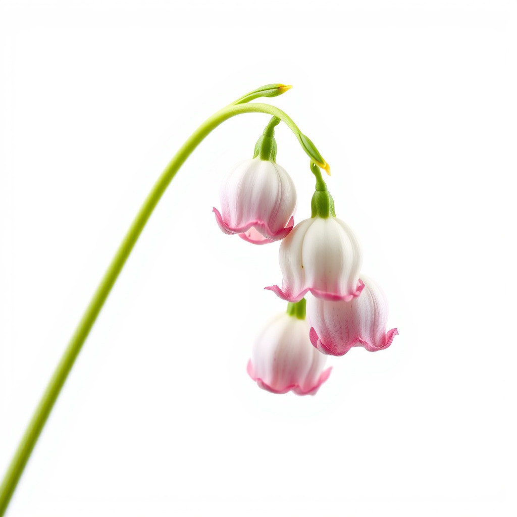 Bicolor Lily of the Valley model pack Low-poly 3D model_3