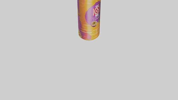 Passion fruit soda model Low-poly 3D model 7