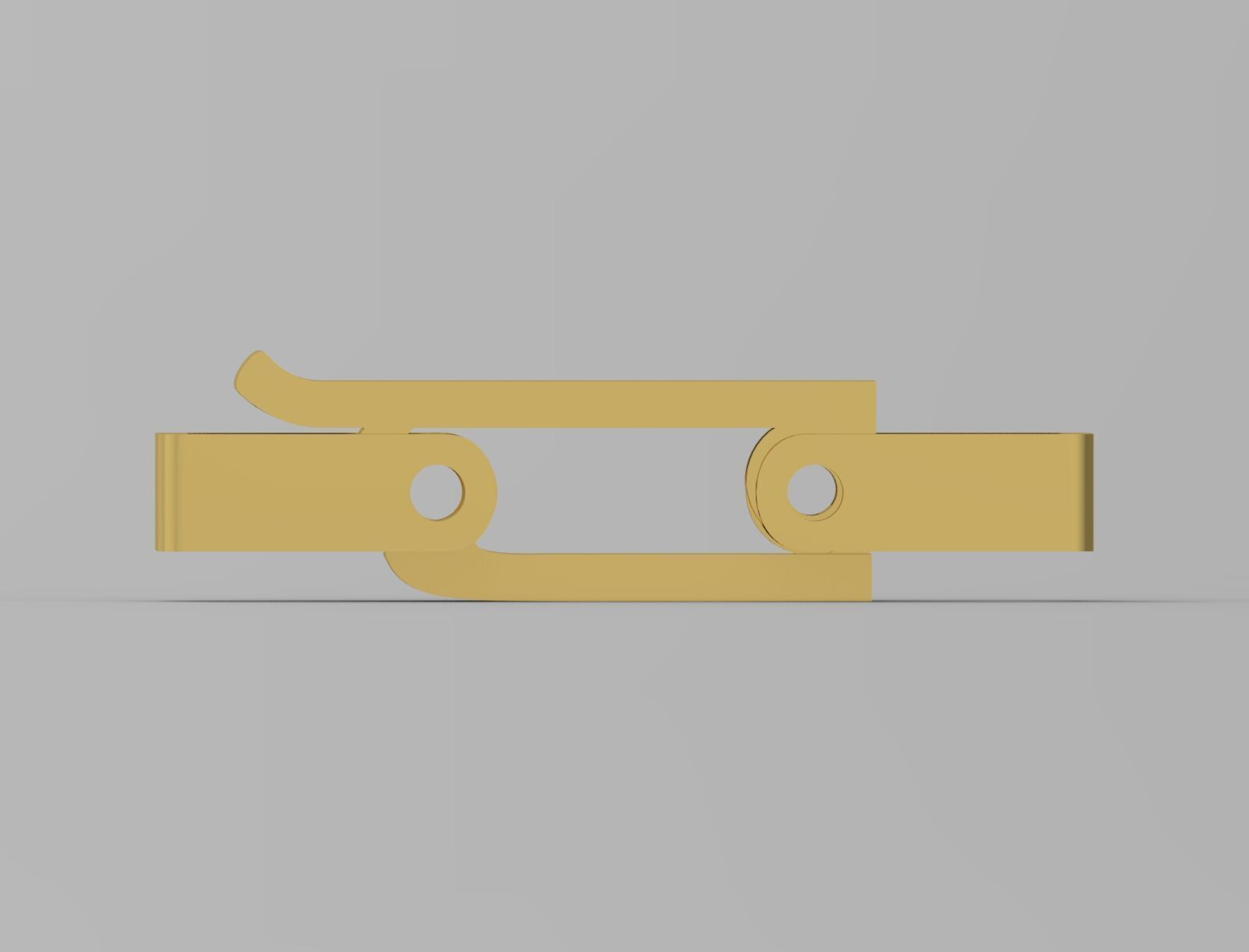 gold claps gl0001 3D print model_1