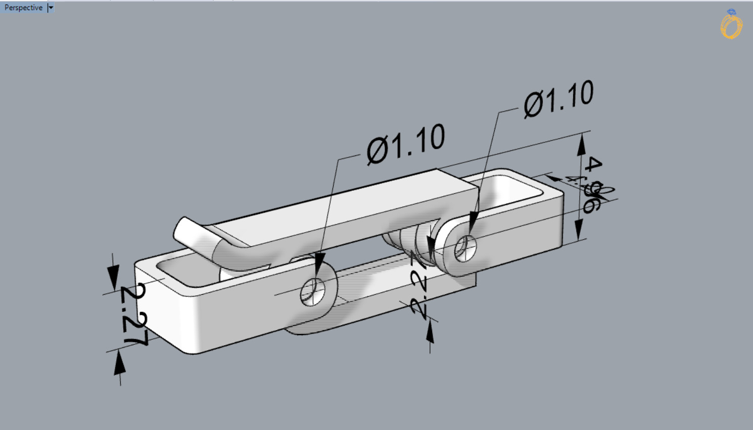 gold claps gl0001 3D print model_10