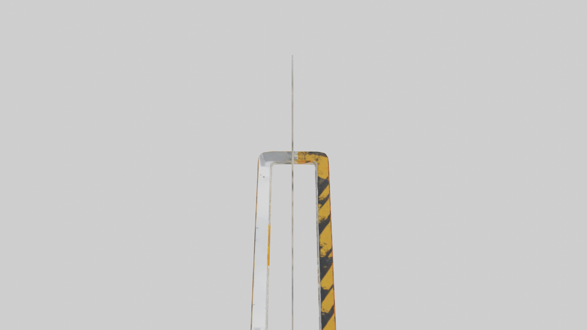 Pathway Closed Warning Sign model Low-poly 3D model_18