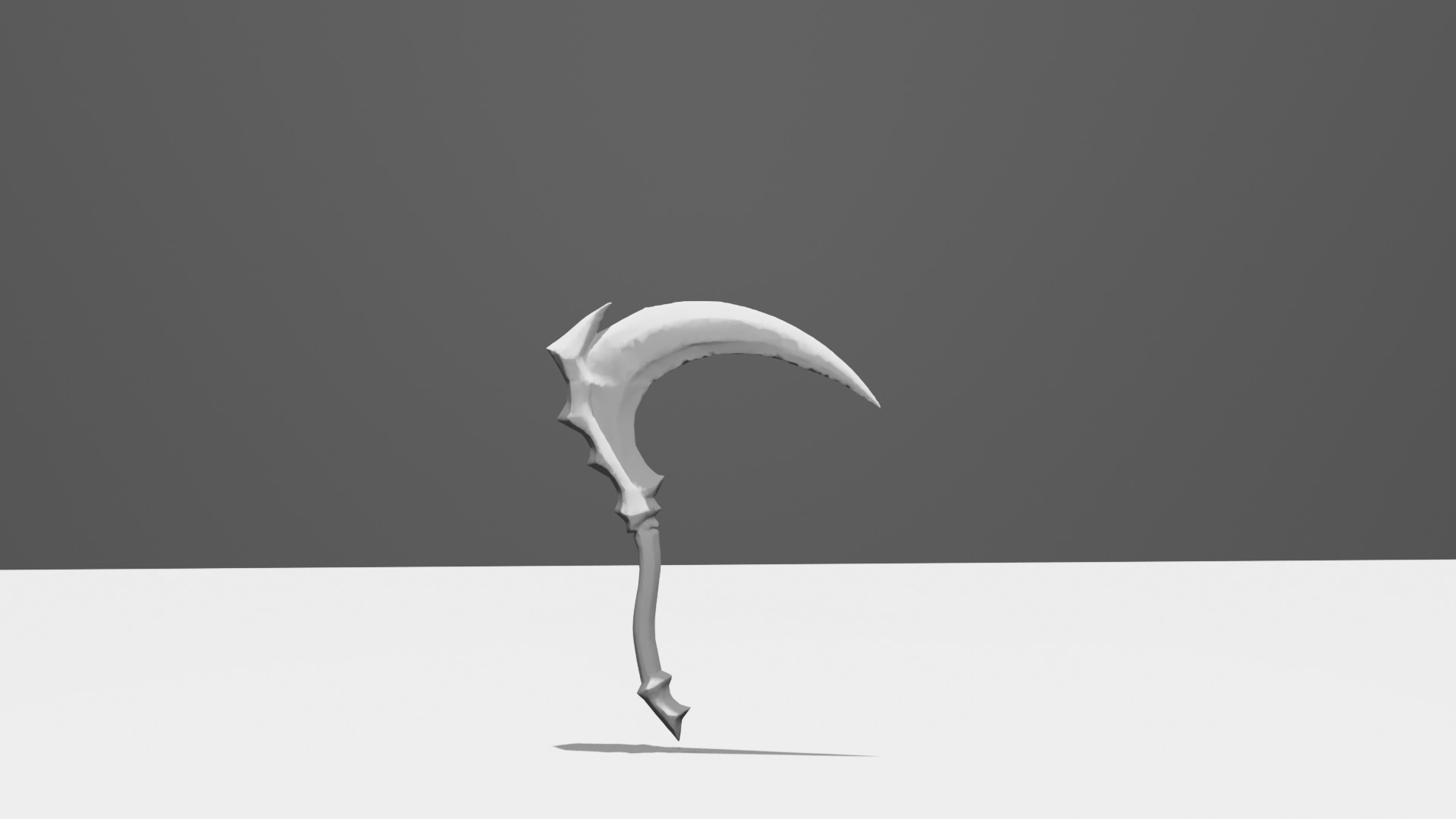 sickle 3D model_9