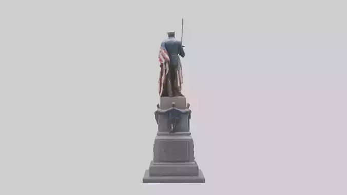 Patriot Memorial Statue model