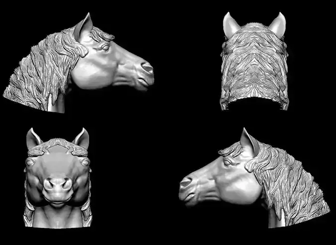 Horse Ring 3D print model
