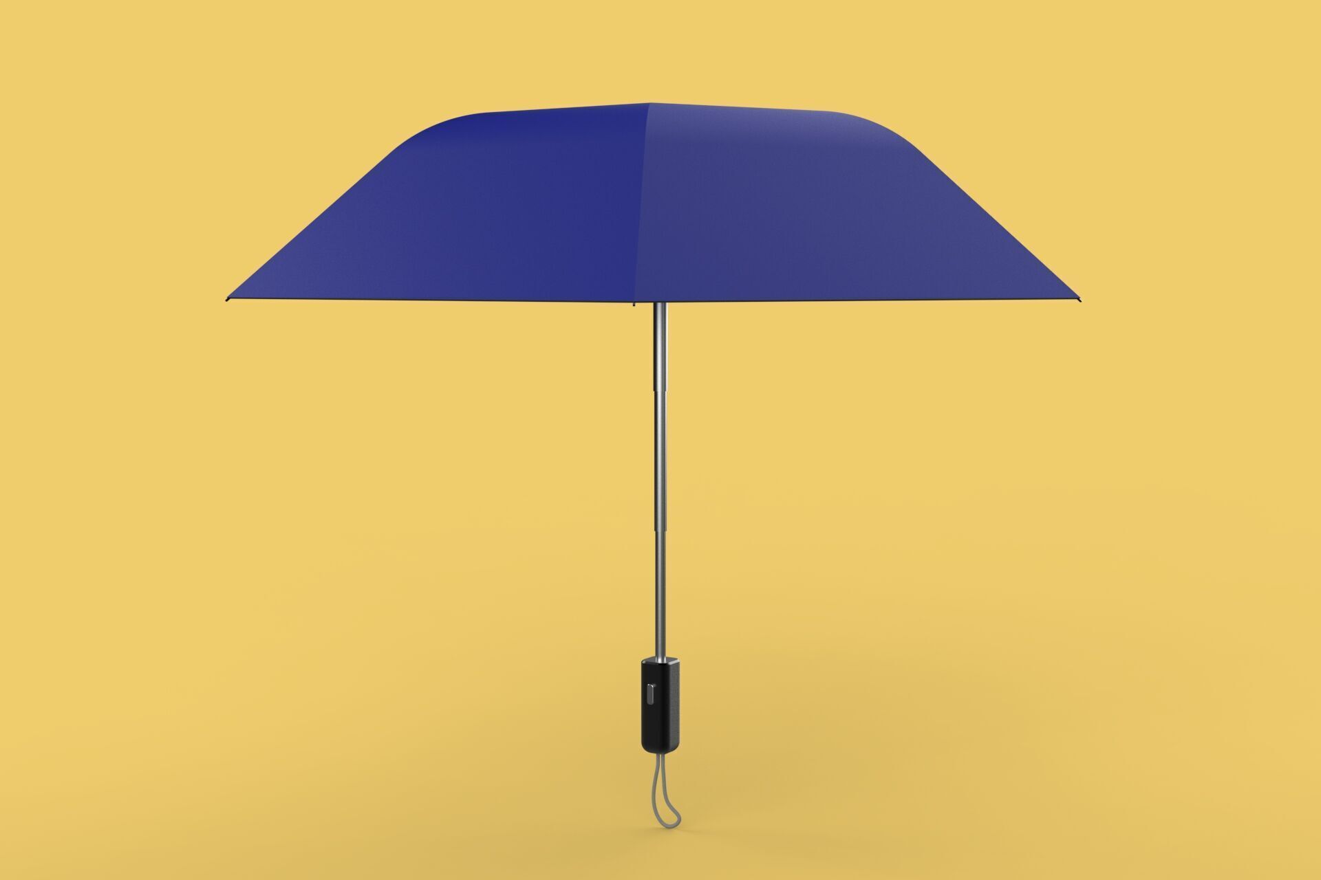 FOLDED OPEN CLOSED UMBRELLA AUTO FOLDABLE FOLDING COMPACT CLOSE 3D model_8