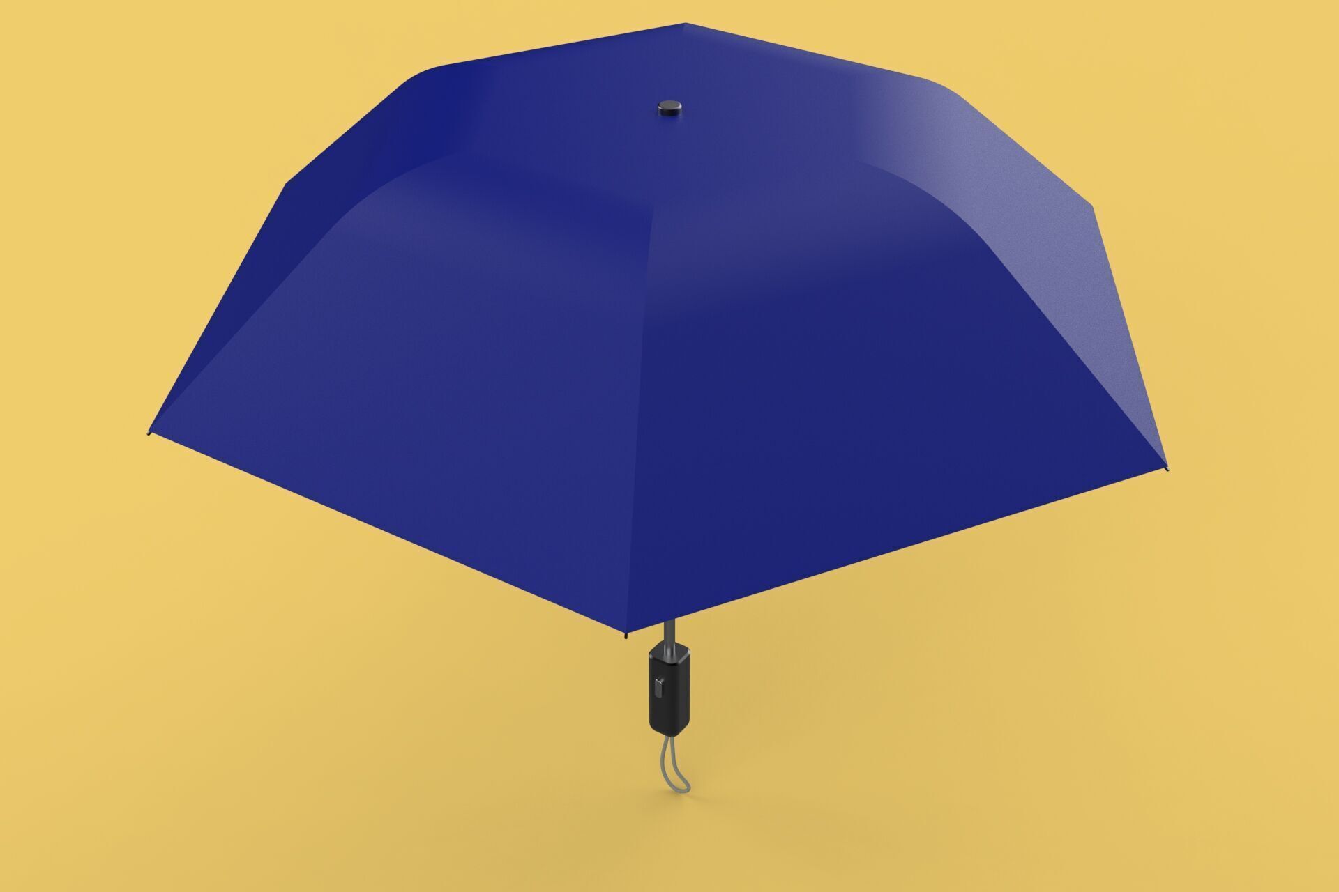 FOLDED OPEN CLOSED UMBRELLA AUTO FOLDABLE FOLDING COMPACT CLOSE 3D model_7