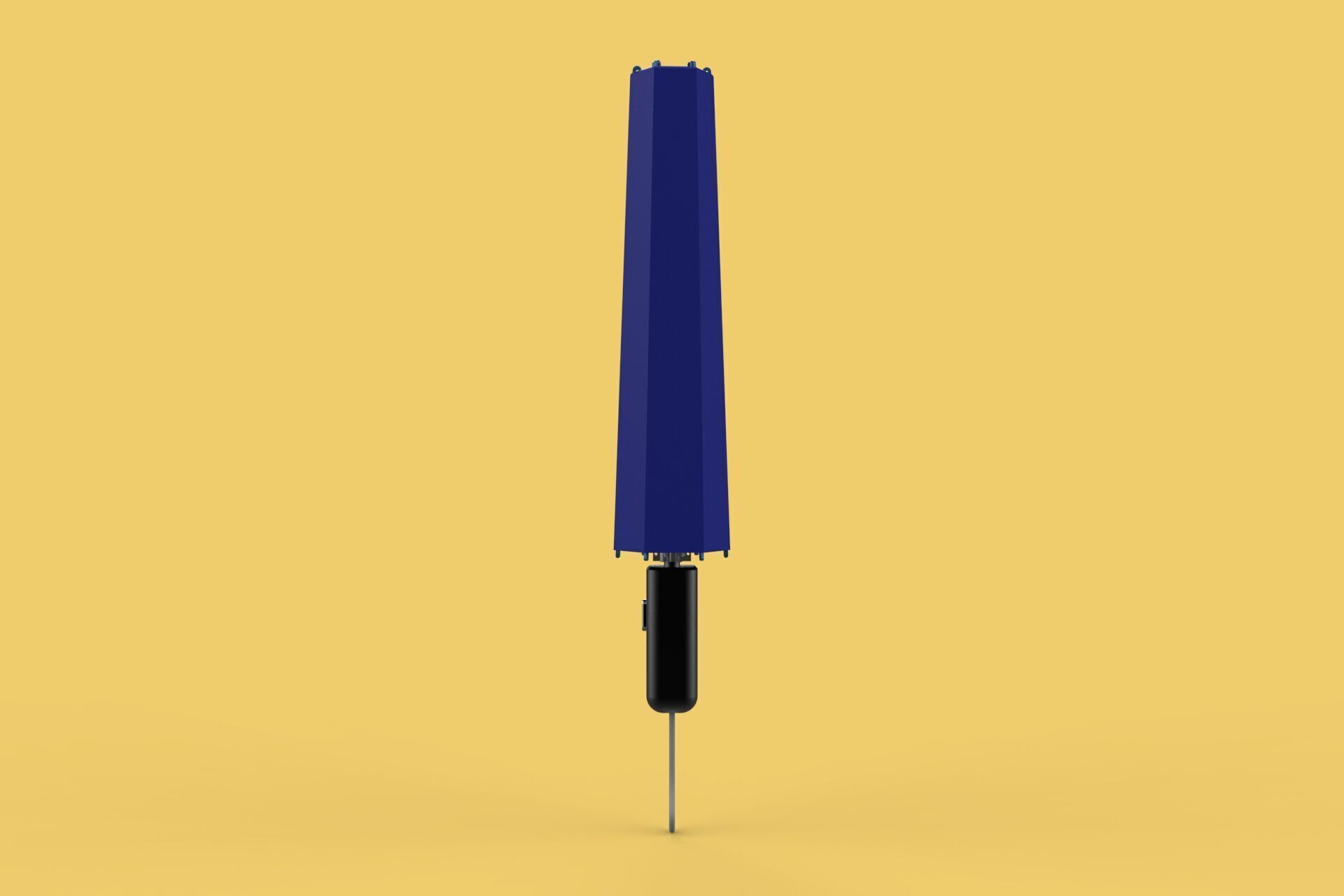 FOLDED OPEN CLOSED UMBRELLA AUTO FOLDABLE FOLDING COMPACT CLOSE 3D model_32