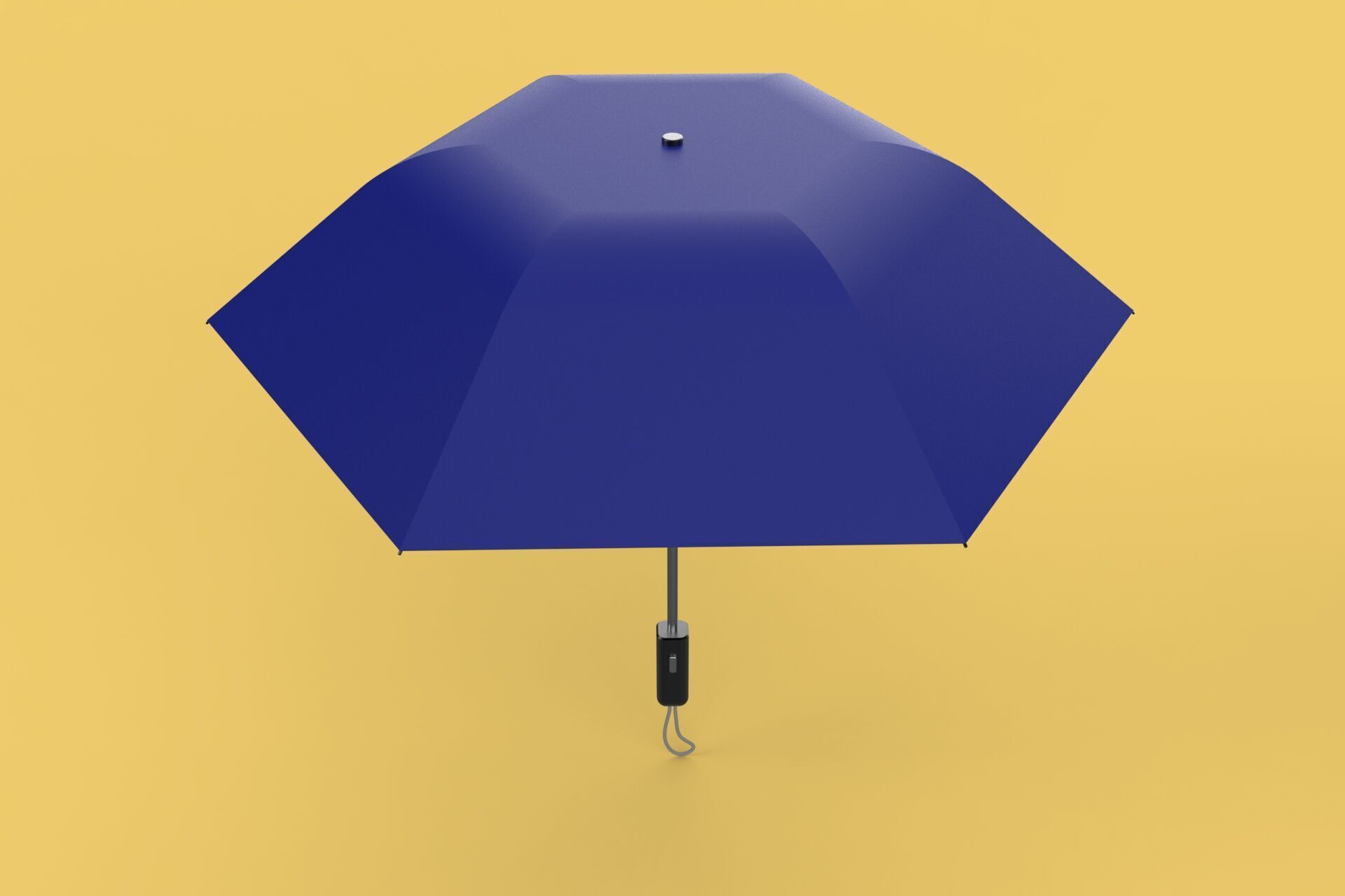 FOLDED OPEN CLOSED UMBRELLA AUTO FOLDABLE FOLDING COMPACT CLOSE 3D model_6