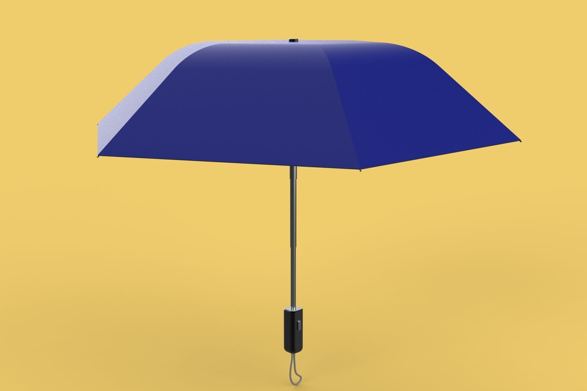 FOLDED OPEN CLOSED UMBRELLA AUTO FOLDABLE FOLDING COMPACT CLOSE 3D model_12