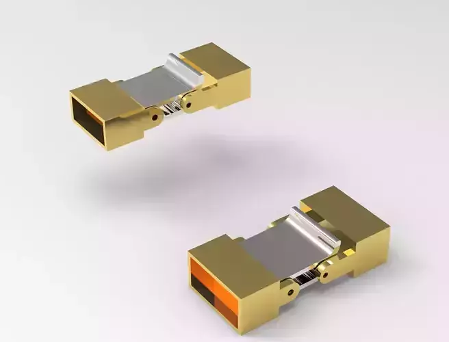 Classic gold box lock two colors and two sizes gl0002 3D print model