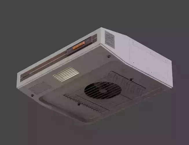 Low-Poly Japanese Retro Kitchen Hood